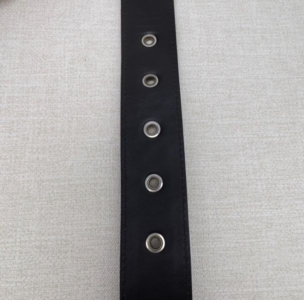 Bottega Venetia 深咖 銀頭編織 皮帶 腰帶 