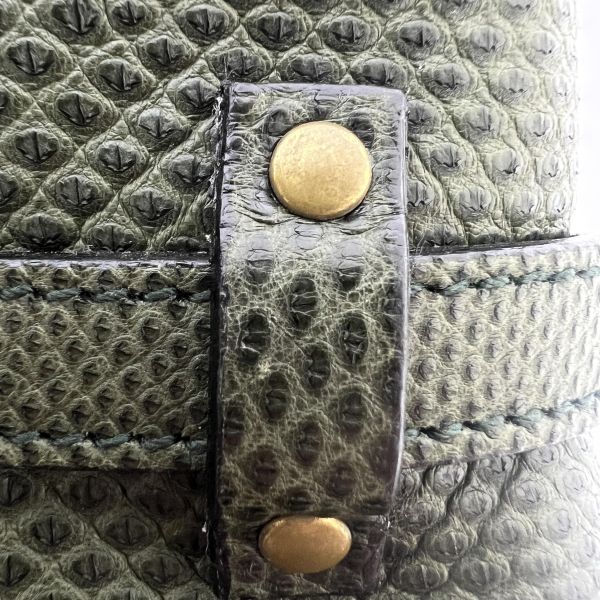 Gucci皮革迷你水桶包 