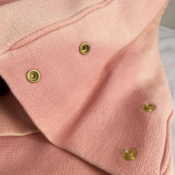 Bottega Veneta 粉紅色帆布托特包 