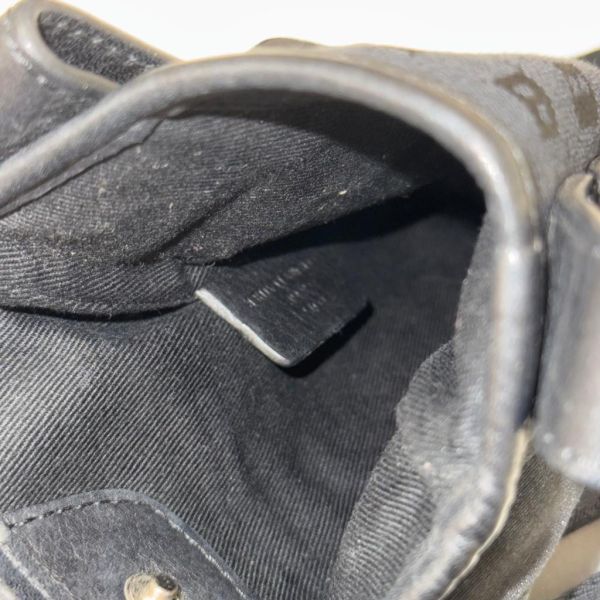 BALLY 黑色帆布背包 