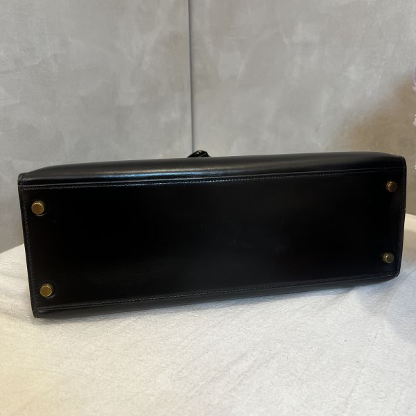 Hermès Kelly 32 黑色金扣 