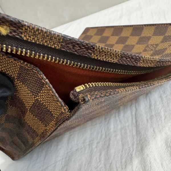 LV 棋盤格 手拿包 