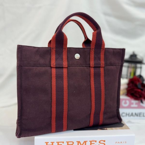 Hermès 帆布手袋 
