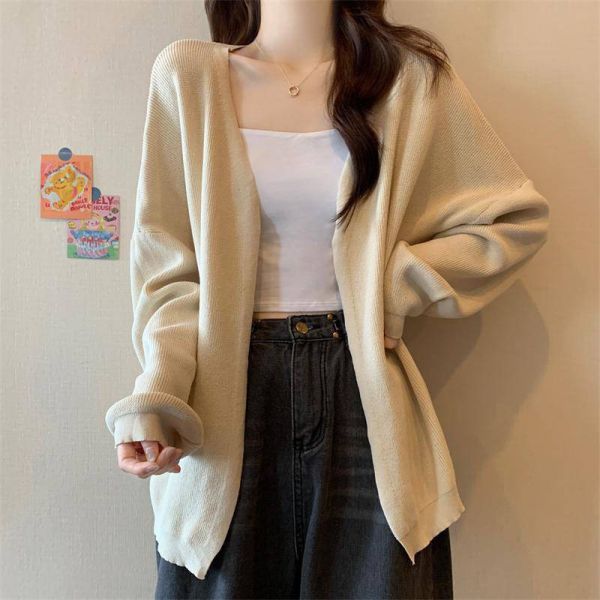 實拍大尺碼春秋針織外披開襟衫寬鬆版型超有質感百搭外套2色 大尺碼女裝, 針織外披, 春秋外套, 寬鬆外套, 遮肉顯瘦, 毛織羊毛混紡, 百搭外套, 秋冬穿搭, 氣質外套, 舒適針織