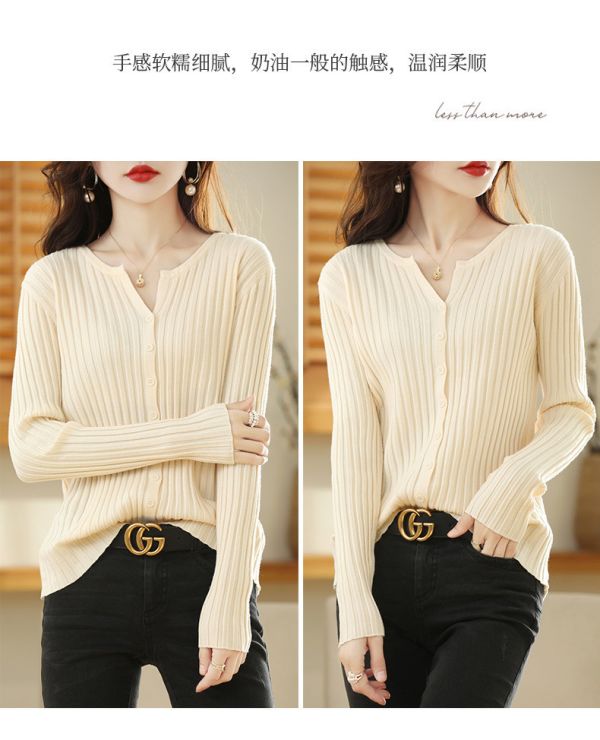 秋冬坑條鈕扣V領長袖針織衫 秋冬針織衫, V領針織衫, 坑條針織衫, 長袖女裝, 均碼針織, 百搭針織衫, 日系針織, 韓系針織, 女裝長袖, 彈性針織上衣