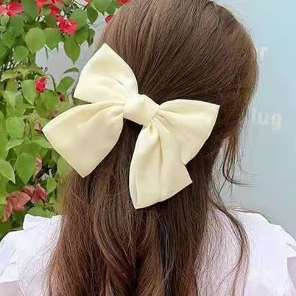 經典緞帶蝴蝶結×蝴蝶夾×共六色 蝴蝶夾、緞帶蝴蝶結、髮夾、髮飾、六色可選、甜美髮飾、派對髮夾、約會髮飾、日常髮夾、可愛造型