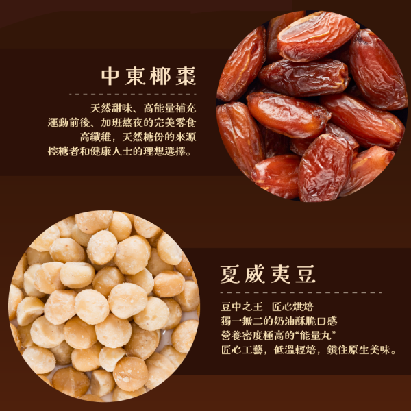 椰棗夏豆 250g 袋裝 