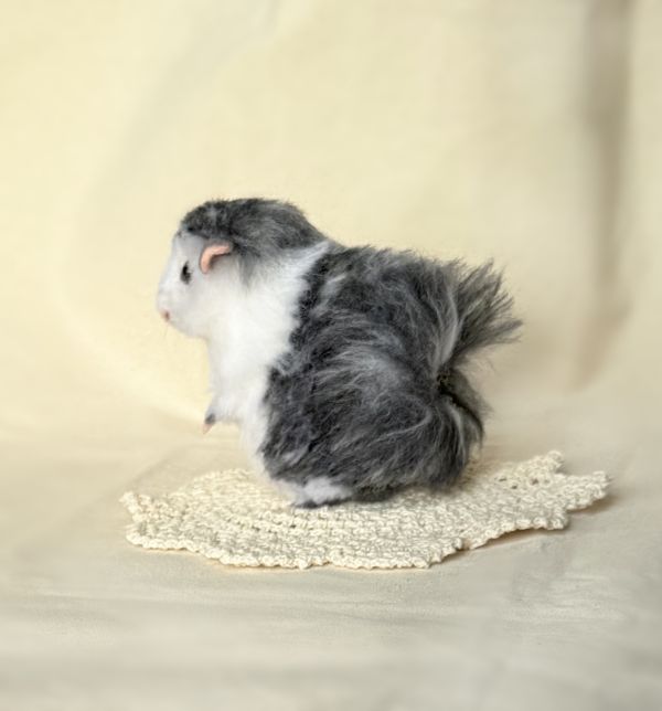 客製化擬真植毛長毛鼠羊毛氈 羊毛氈,客製,寵物客製化,羊毛氈手作,寵物羊毛氈,鼠,黃金鼠,倉鼠,天竺鼠,擬真,植毛,客製毛孩,寵物紀念,羊毛氈紀念