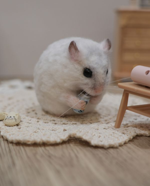 客製化擬真植毛短毛鼠羊毛氈 羊毛氈,客製,寵物客製化,羊毛氈手作,寵物羊毛氈,鼠,黃金鼠,倉鼠,大白鼠,天竺鼠,擬真,植毛,客製毛孩,寵物紀念,羊毛氈紀念