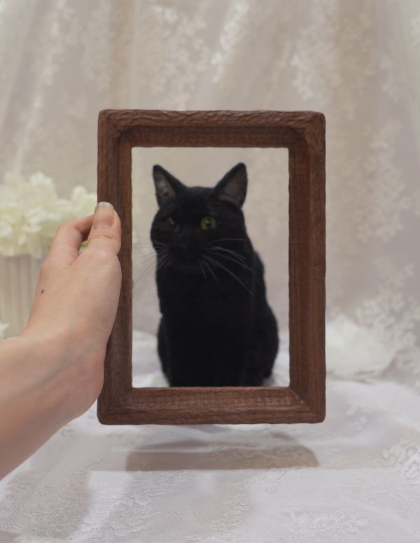 客製化擬真植毛羊毛氈相框 羊毛氈,客製,寵物客製化,羊毛氈手作,寵物羊毛氈,貓,擬真,植毛,客製毛孩,寵物紀念,羊毛氈紀念,羊毛氈相框