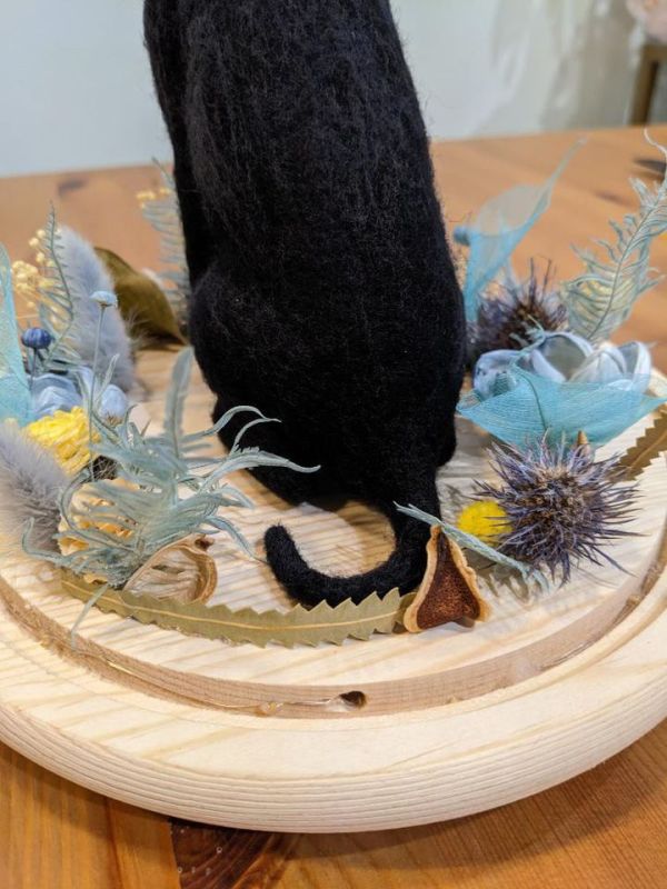 羊毛氈玻璃花盅 羊毛氈,客製,寵物客製化,羊毛氈手作,寵物羊毛氈,相框,玻璃花盅,擬真,客製毛孩,寵物紀念,羊毛氈紀念