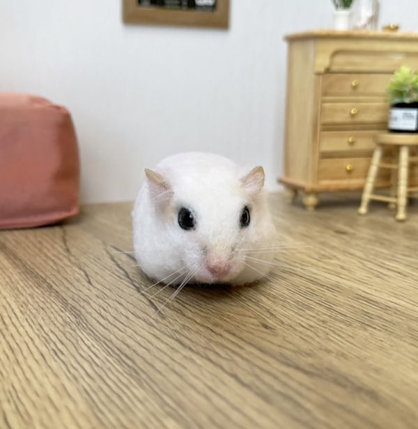 客製化擬真鋪毛短毛鼠羊毛氈 羊毛氈,客製,寵物客製化,羊毛氈手作,寵物羊毛氈,鼠,黃金鼠,倉鼠,天竺鼠,擬真,鋪毛,客製毛孩,寵物紀念,羊毛氈紀念