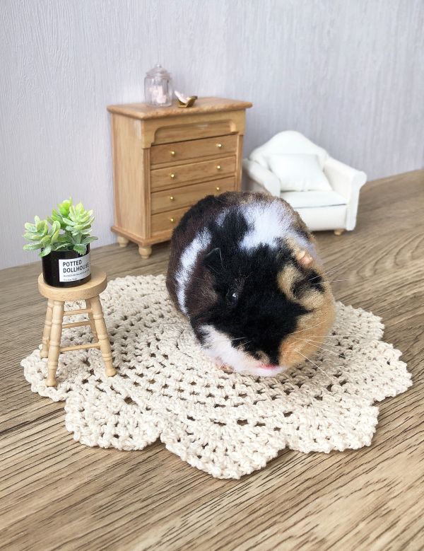 客製化擬真植毛短毛鼠羊毛氈 羊毛氈,客製,寵物客製化,羊毛氈手作,寵物羊毛氈,鼠,黃金鼠,倉鼠,大白鼠,天竺鼠,擬真,植毛,客製毛孩,寵物紀念,羊毛氈紀念