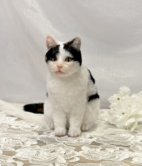 客製化擬真植毛短毛貓咪羊毛氈 羊毛氈,客製,寵物客製化,羊毛氈手作,寵物羊毛氈,貓,擬真,植毛,客製毛孩,寵物紀念,羊毛氈紀念