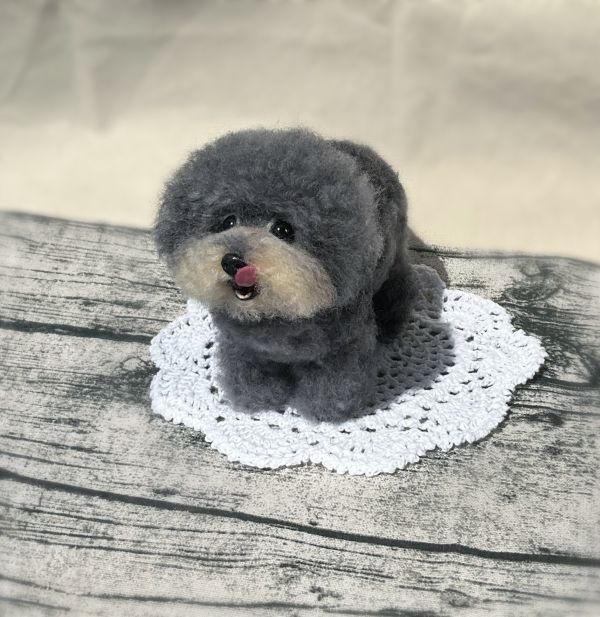 客製化擬真植毛狗羊毛氈 羊毛氈,客製,寵物客製化,羊毛氈手作,寵物羊毛氈,狗,擬真,植毛,客製毛孩,寵物紀念,羊毛氈紀念