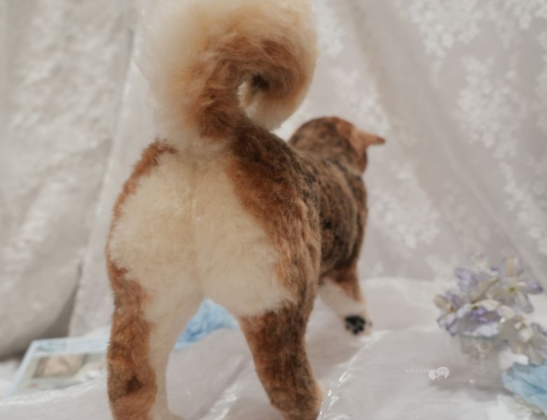 客製化擬真植毛狗羊毛氈 羊毛氈,客製,寵物客製化,羊毛氈手作,寵物羊毛氈,狗,擬真,植毛,客製毛孩,寵物紀念,羊毛氈紀念