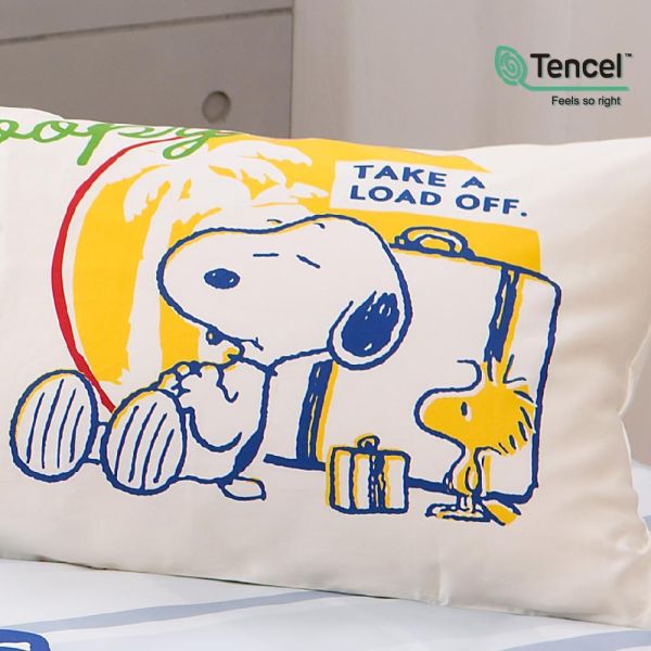 SNOOPY/100%萊賽爾天絲(300織天絲)/SN513笑一個 