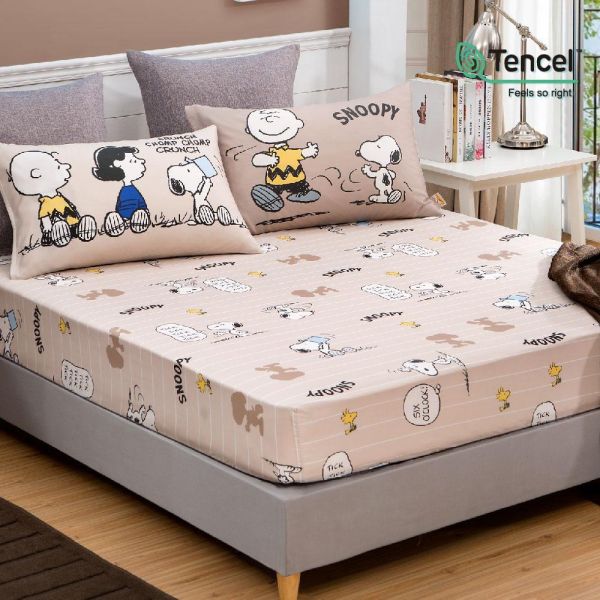 SNOOPY/100%萊賽爾天絲(200織天絲)/SN136玩耍時光 