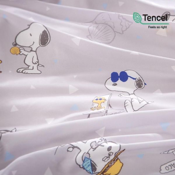 SNOOPY/100%萊賽爾天絲(200織天絲)/SN506沙灘派對 