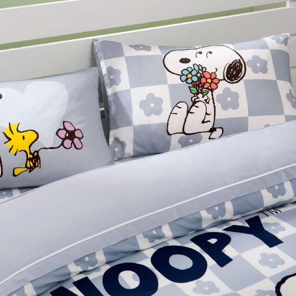 SNOOPY/無異纖精梳美國棉/SN123陪你暖暖 