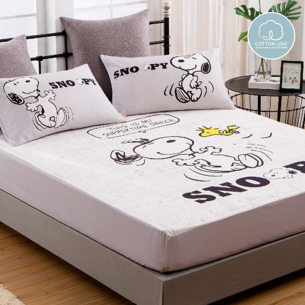 SNOOPY/無異纖精梳美國棉/SN128蹦蹦跳跳 