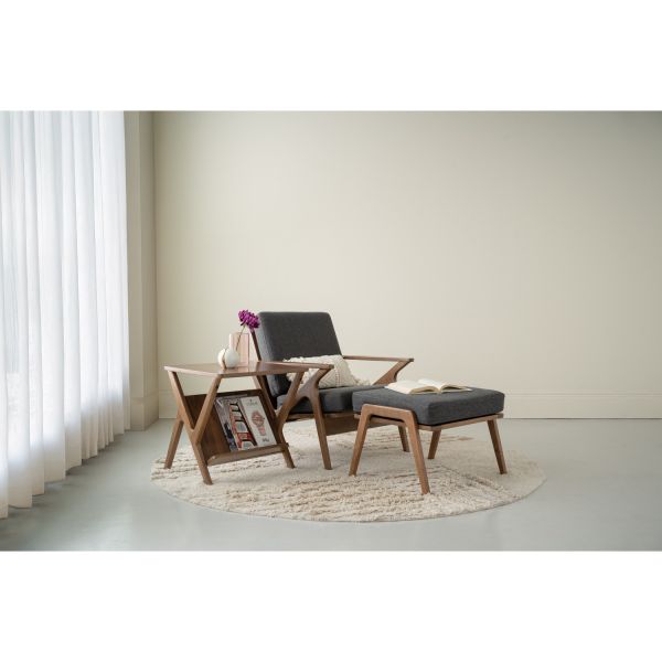 艾斯頓布面沙發-可可+灰 