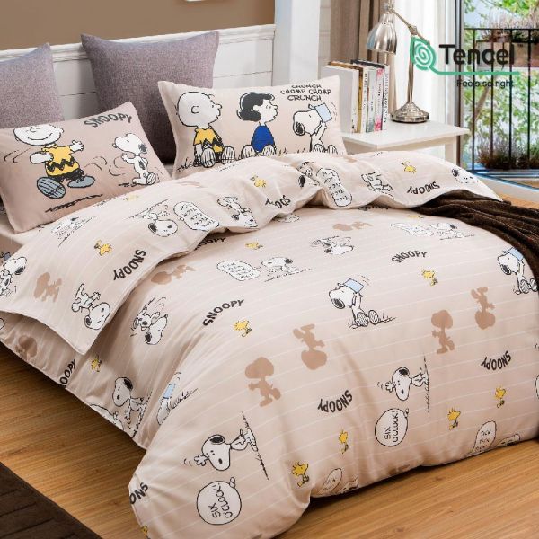SNOOPY/100%萊賽爾天絲(200織天絲)/SN136玩耍時光 