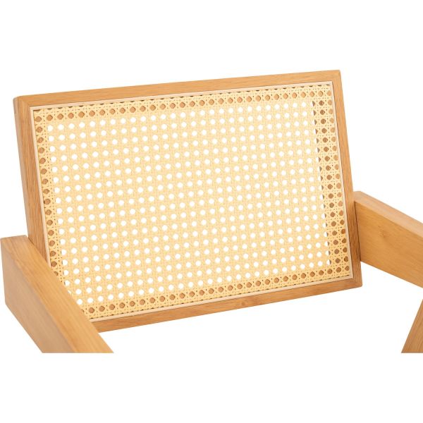 凱莉復古藤編布面餐椅【兩張一箱】＊需自行組裝＊ 