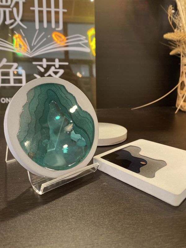 秝木工作室-手工杯墊 