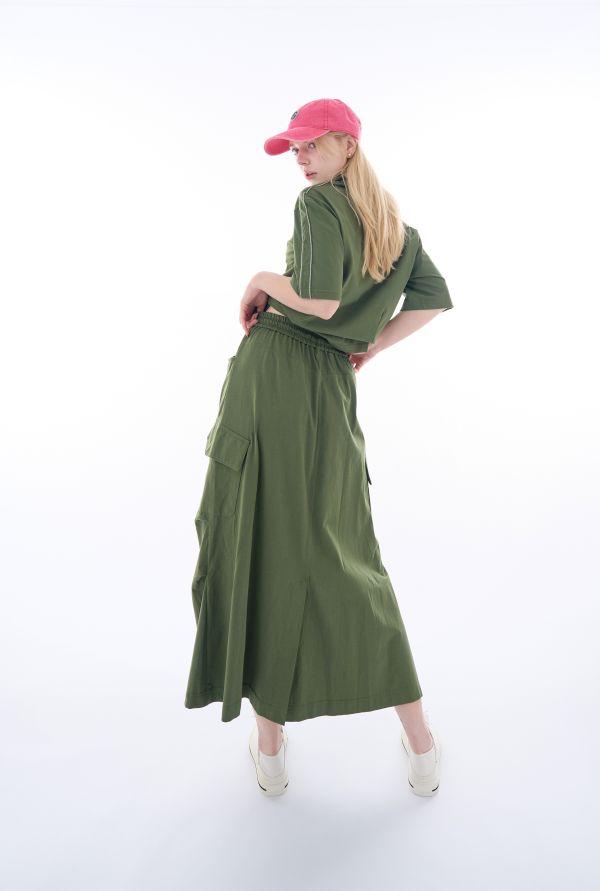 ROSE 針織中袖拉鍊衫/ROSE ZIP SHIRT 