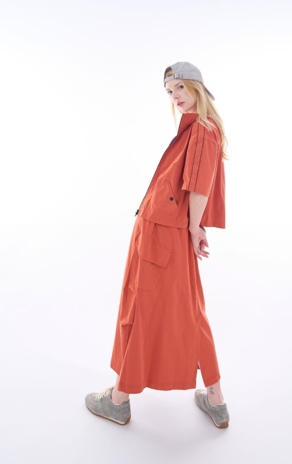 ROSE 立體剪裁及踝長裙/ROSE SKIRT 