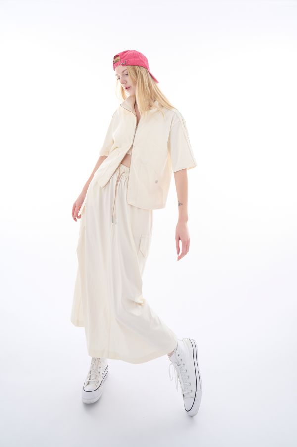 ROSE 針織中袖拉鍊衫/ROSE ZIP SHIRT 