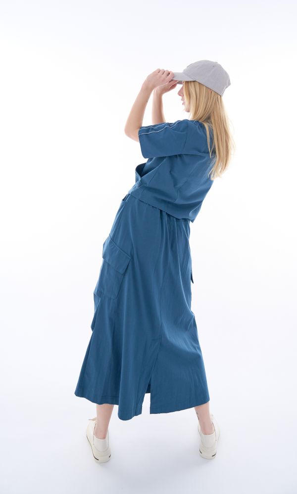 ROSE 針織中袖拉鍊衫/ROSE ZIP SHIRT 