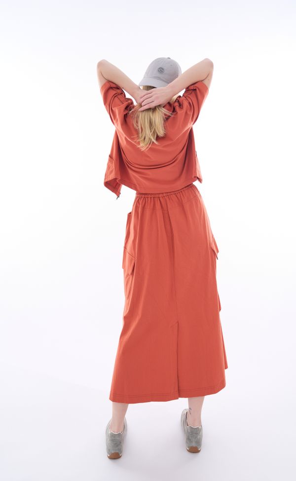 ROSE 針織中袖拉鍊衫/ROSE ZIP SHIRT 