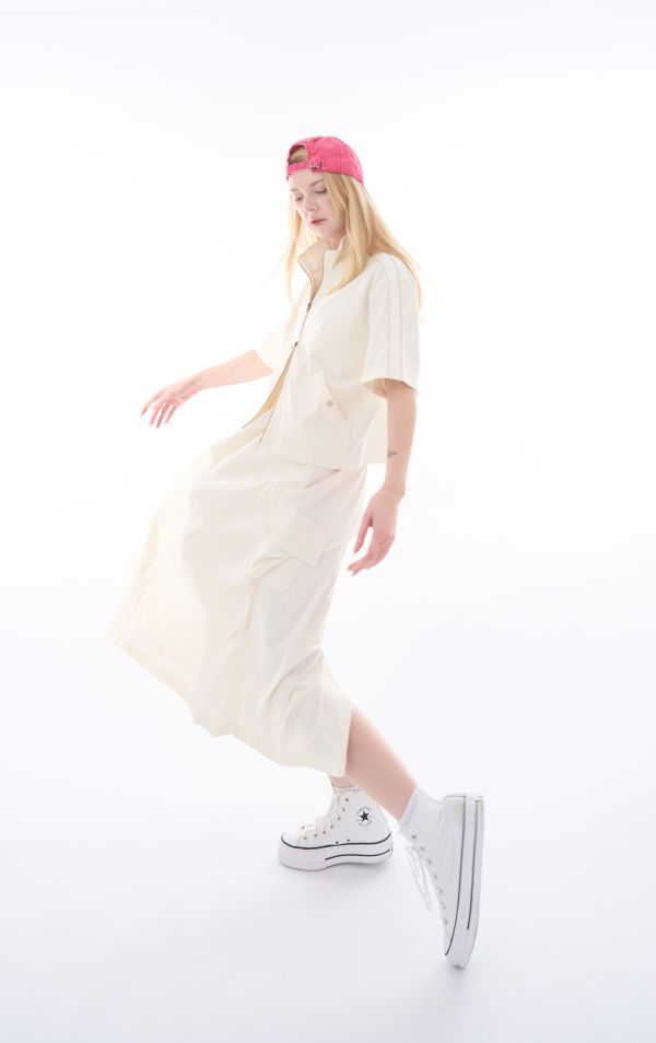 ROSE 針織中袖拉鍊衫/ROSE ZIP SHIRT 