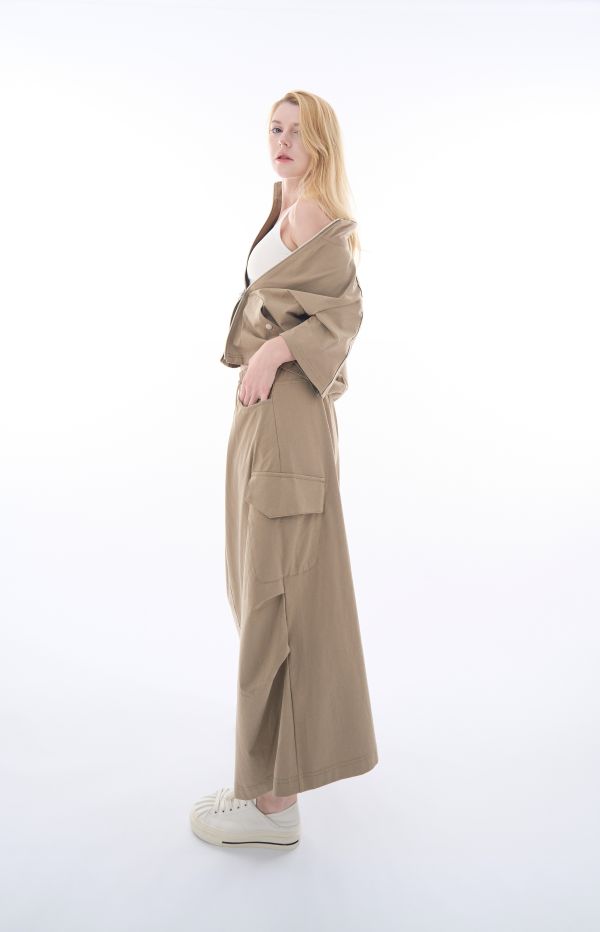 ROSE 立體剪裁及踝長裙/ROSE SKIRT 