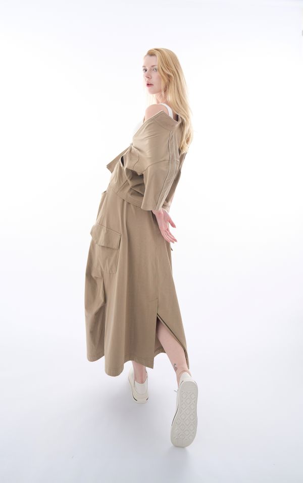 ROSE 立體剪裁及踝長裙/ROSE SKIRT 