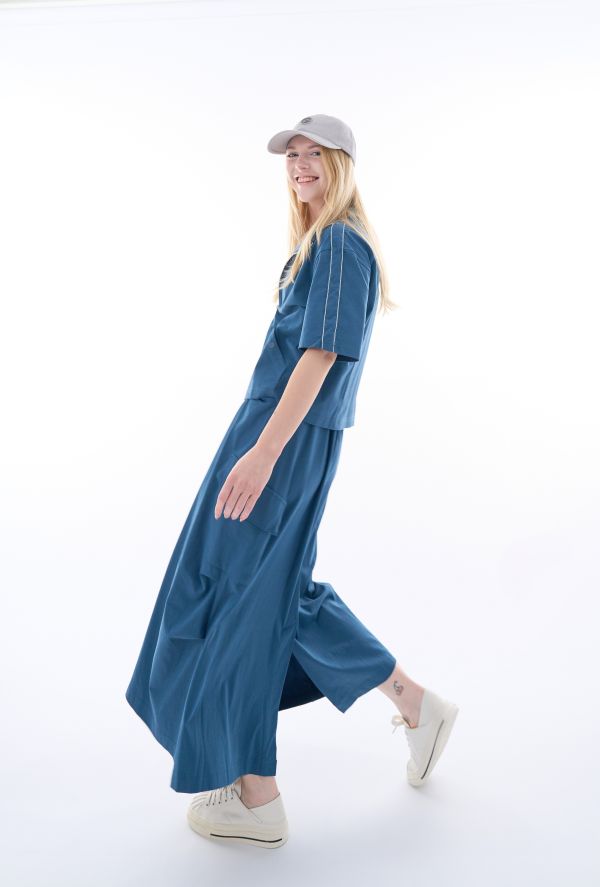 ROSE 針織中袖拉鍊衫/ROSE ZIP SHIRT 