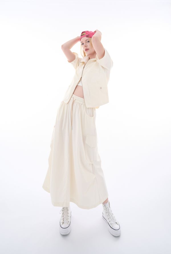 ROSE 立體剪裁及踝長裙/ROSE SKIRT 