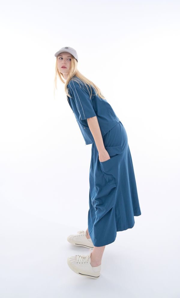 ROSE 針織中袖拉鍊衫/ROSE ZIP SHIRT 