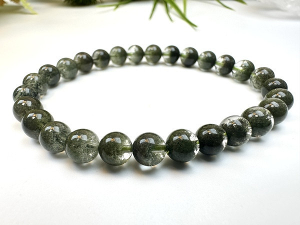 巴西綠幽靈聚寶盆手鍊 