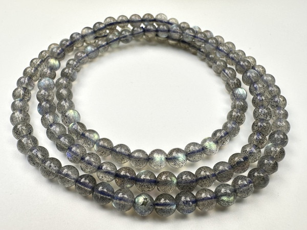 拉長石三圈手鍊 