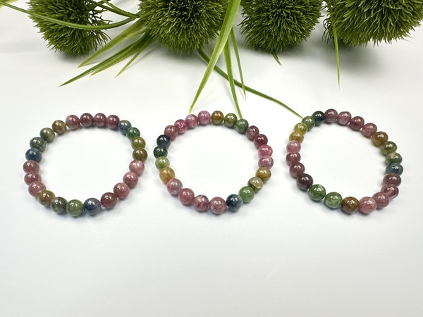 彩碧璽手鍊 愛情、財富、溝通、勇氣