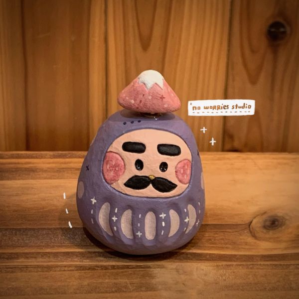 【現貨】福神富士山轉轉樂擺件 