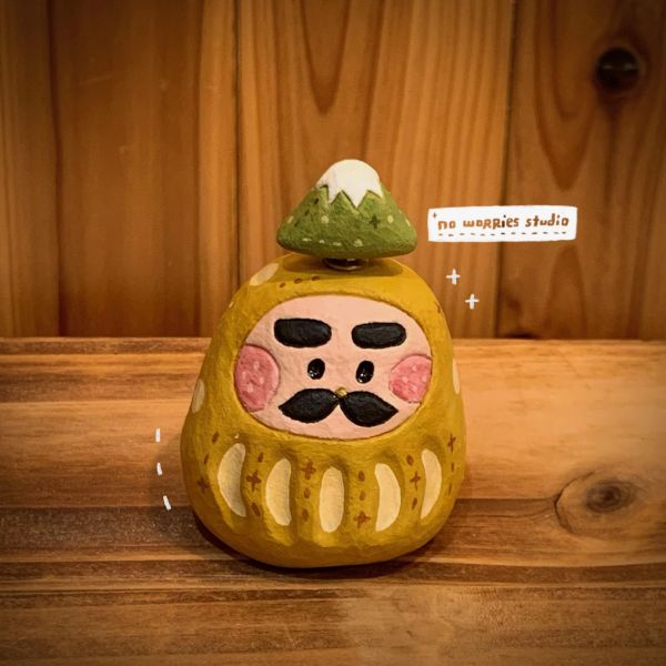 【現貨】福神富士山轉轉樂擺件 