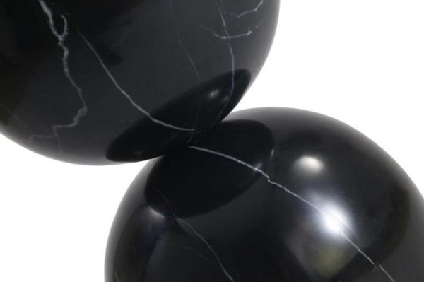 實石大理石小邊几 (20黑) 