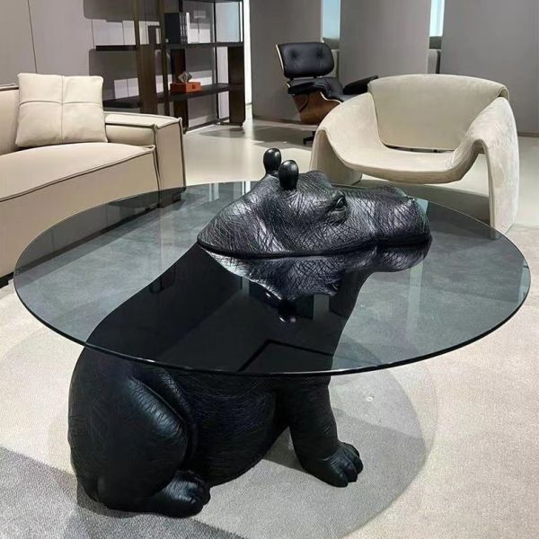 河馬茶几 