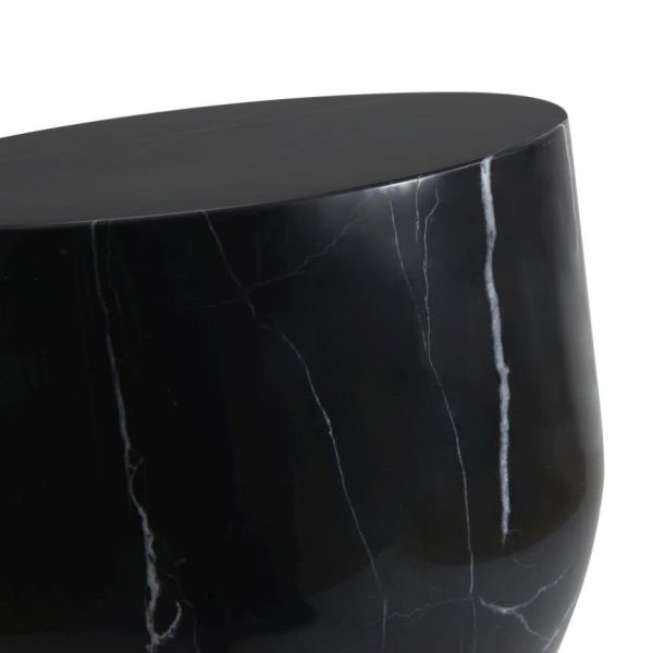 實石大理石茶几 (30黑) 