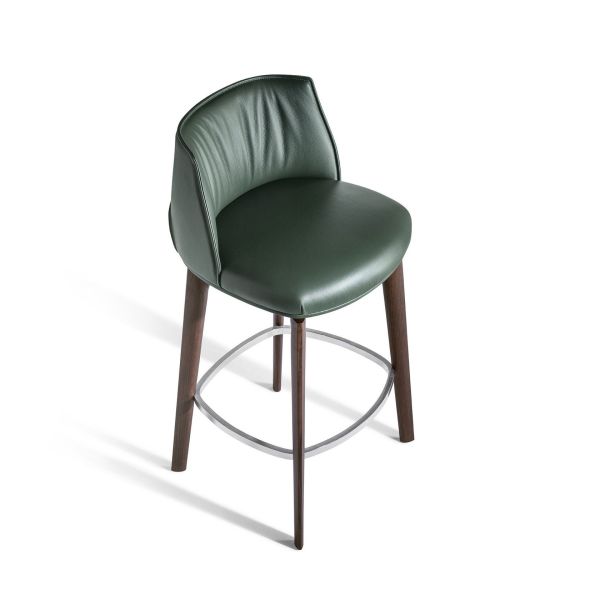 布洛德吧檯椅 (木腳) 
