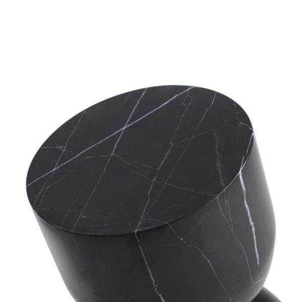 實石大理石小邊几 (20黑) 